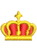 Crown Embroidery Design