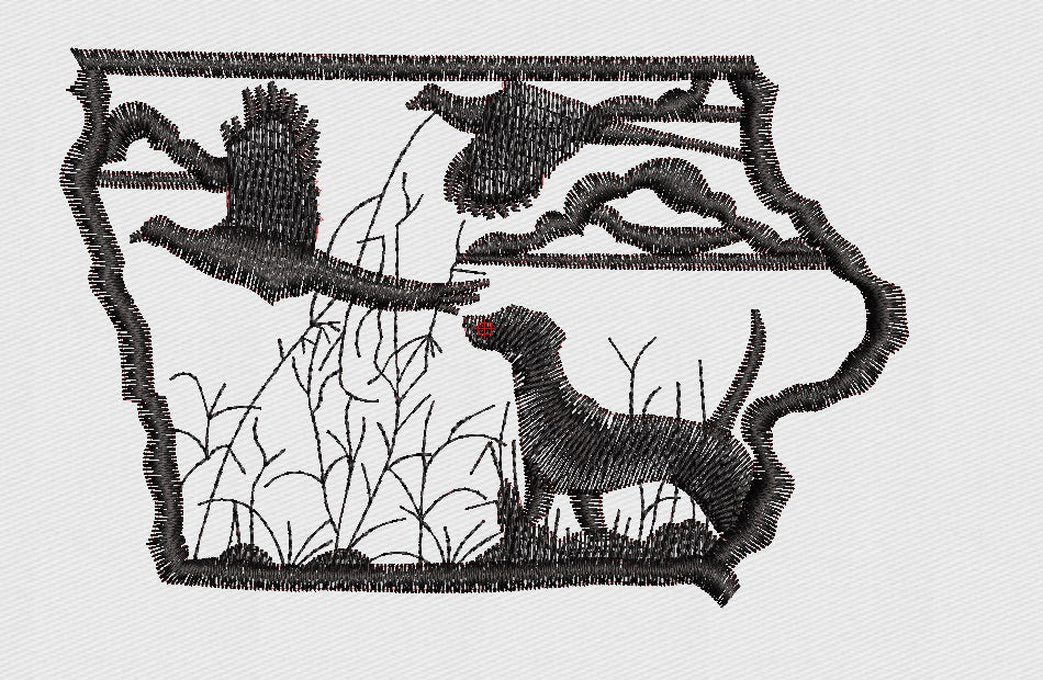 Forest Embroidery Design