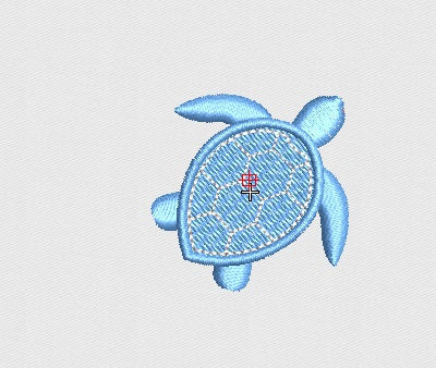 Turtle Embroidery Design