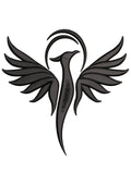 Bird of Angel Embroidery Design