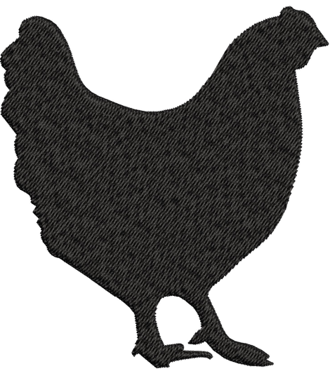 Hen Embroidery Design
