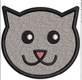 Cat Face Embroidery Design