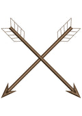 Arrows Cross Embroidery Design