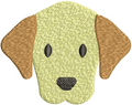 Dog Face Embroidery Design
