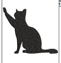 Cat Embroidery Design