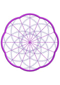Lace Wheel Embroidery Design