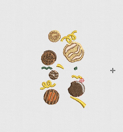 Cookie Embroidery Design