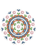 Asian Art Embroidery Design