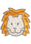 Lion Innocent Baby Embroidery Design