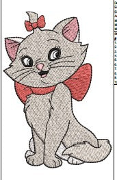 Cat Embroidery Design