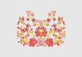 Flower Embroidery Design 857