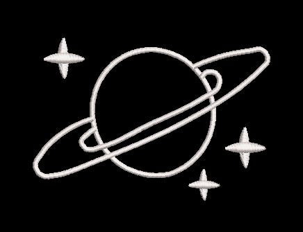 Saturn Design Embroidery Design