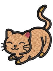 Cat Embroidery Design