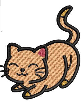 Cat Embroidery Design