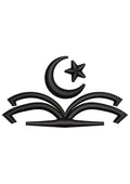 Moon Star Book Embroidery Design