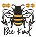 Bee Embroidery Design
