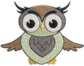 Owl Embroidery Design