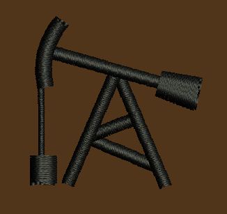 Industrial Extraction Apparatus Embroidery Design