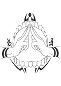 Gymnastic Hands Embroidery Design