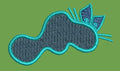Abstract Creature Embroidery Design