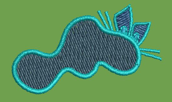 Abstract Creature Embroidery Design