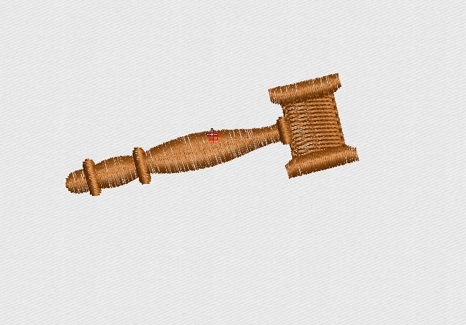 Hammer Embroidery Design