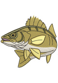 Fish Round Embroidery Design