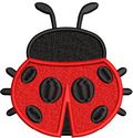 Ladybird Embroidery Design