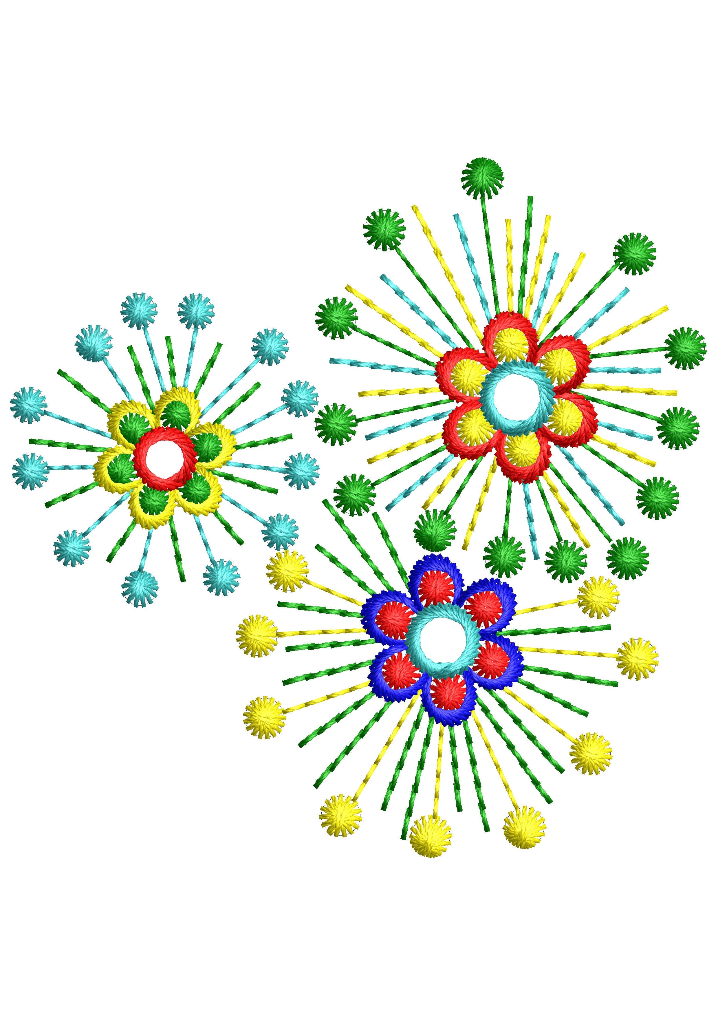 Twinkle Multi Embroidery Design