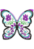 Butterfly Multi Embroidery Design
