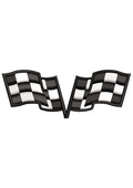 Flags Race Embroidery Design