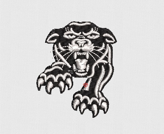 Tiger Embroidery Design
