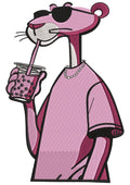 Pink Panther Embroidery Design