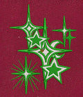 Starburst Embroidery Design
