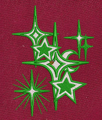 Starburst Embroidery Design