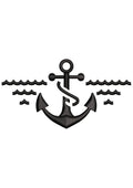 Salty Water Embroidery Design