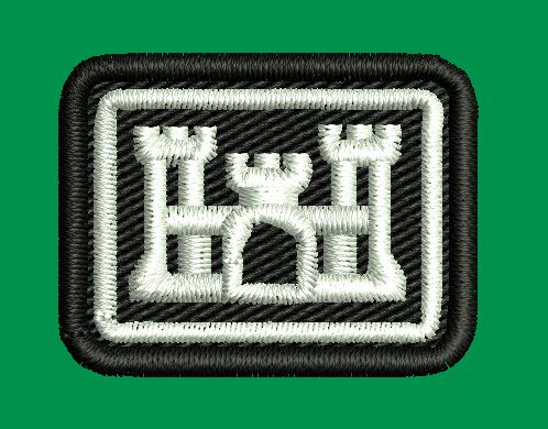 Fortress Gate Emblem Embroidery Design