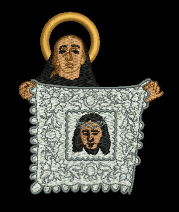 Saint Veronica Veil Embroidery Design