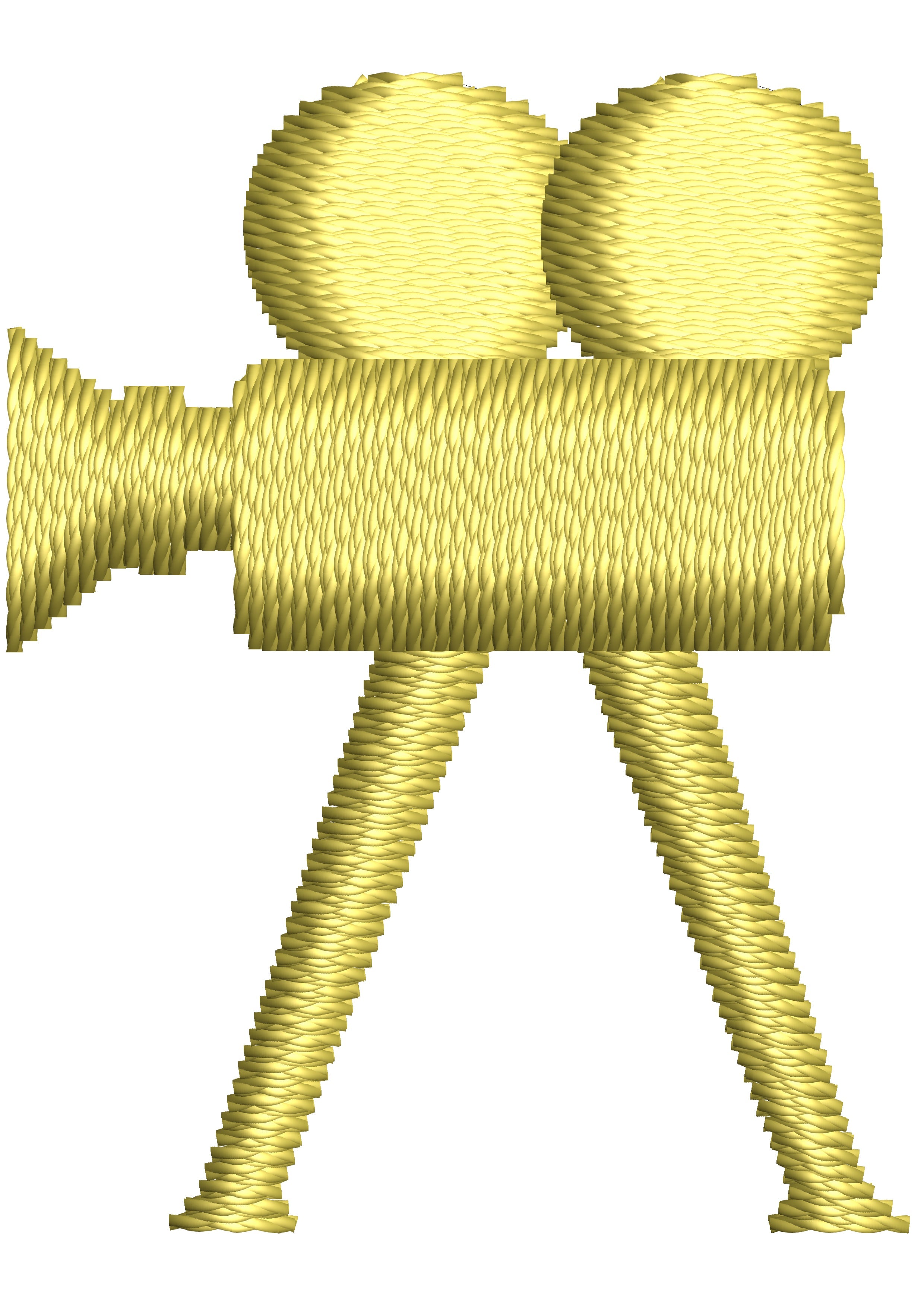 Video Cam Embroidery Design