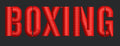 Boxing Text Embroidery Design