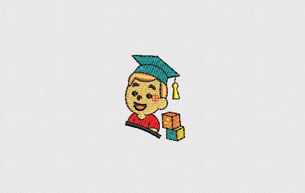 Kid Embroidery Design