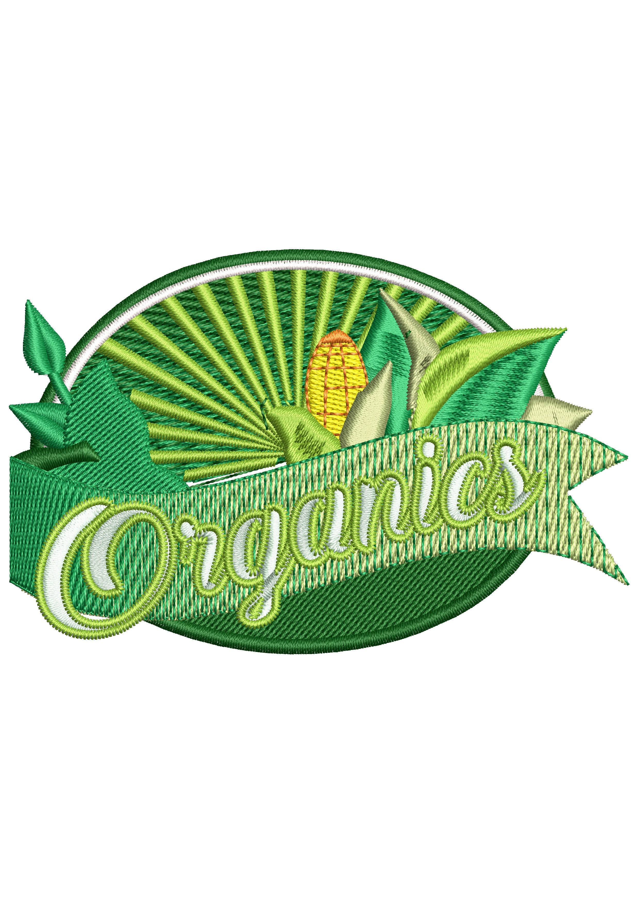 Organic Embroidery Design