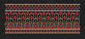 Floral Jacquard Woven Redgolden Flower Embroidery Design
