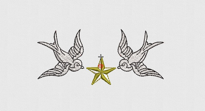 Bird Embroidery Design