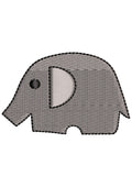 Baby Elephant Embroidery Design
