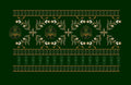 Verdant Vine Border Embroidery Design
