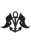 Ship Hunter Embroidery Design
