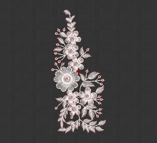 Flower Embroidery Design