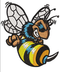Bee Embroidery Design