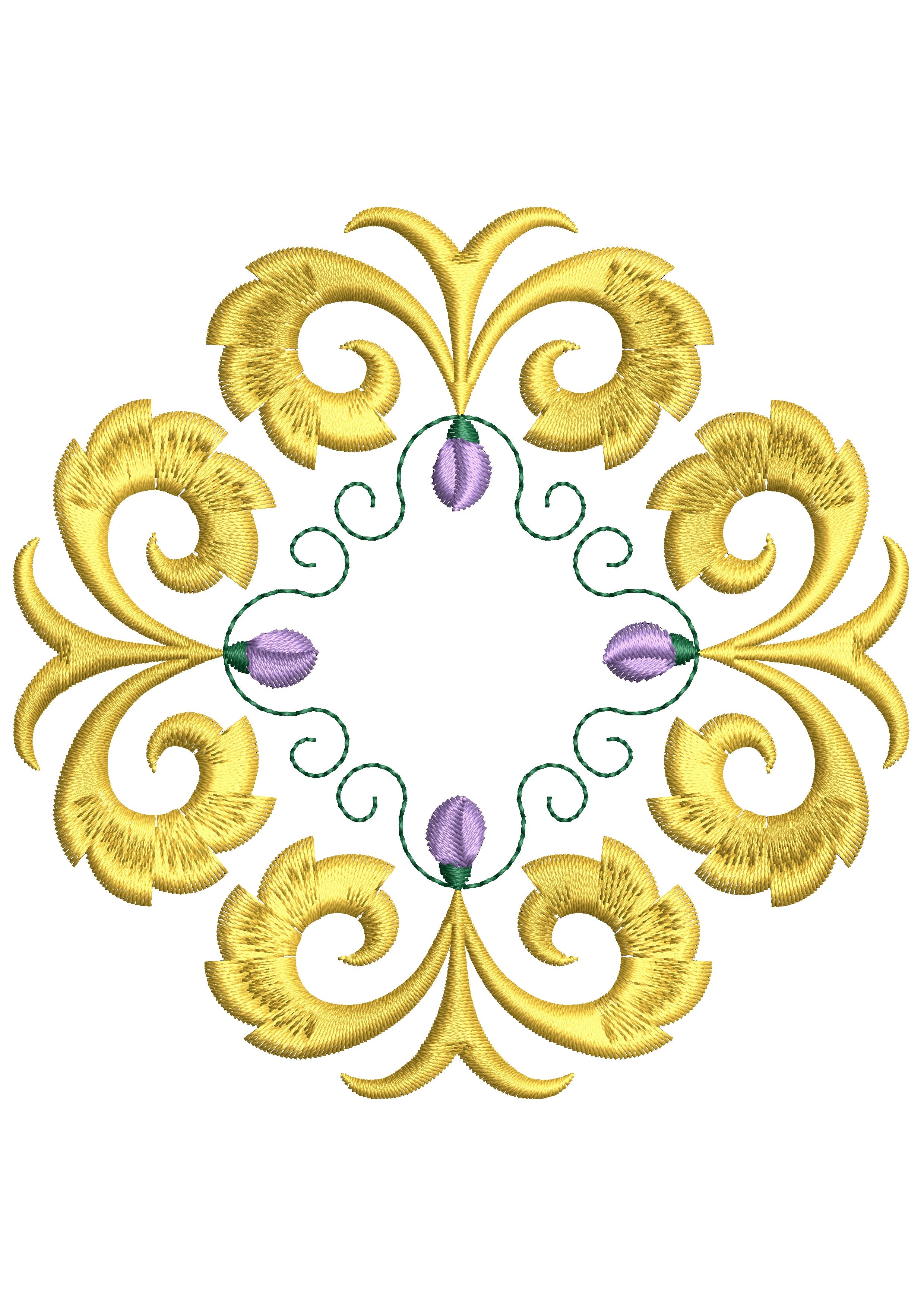 Lace Embroidery Design